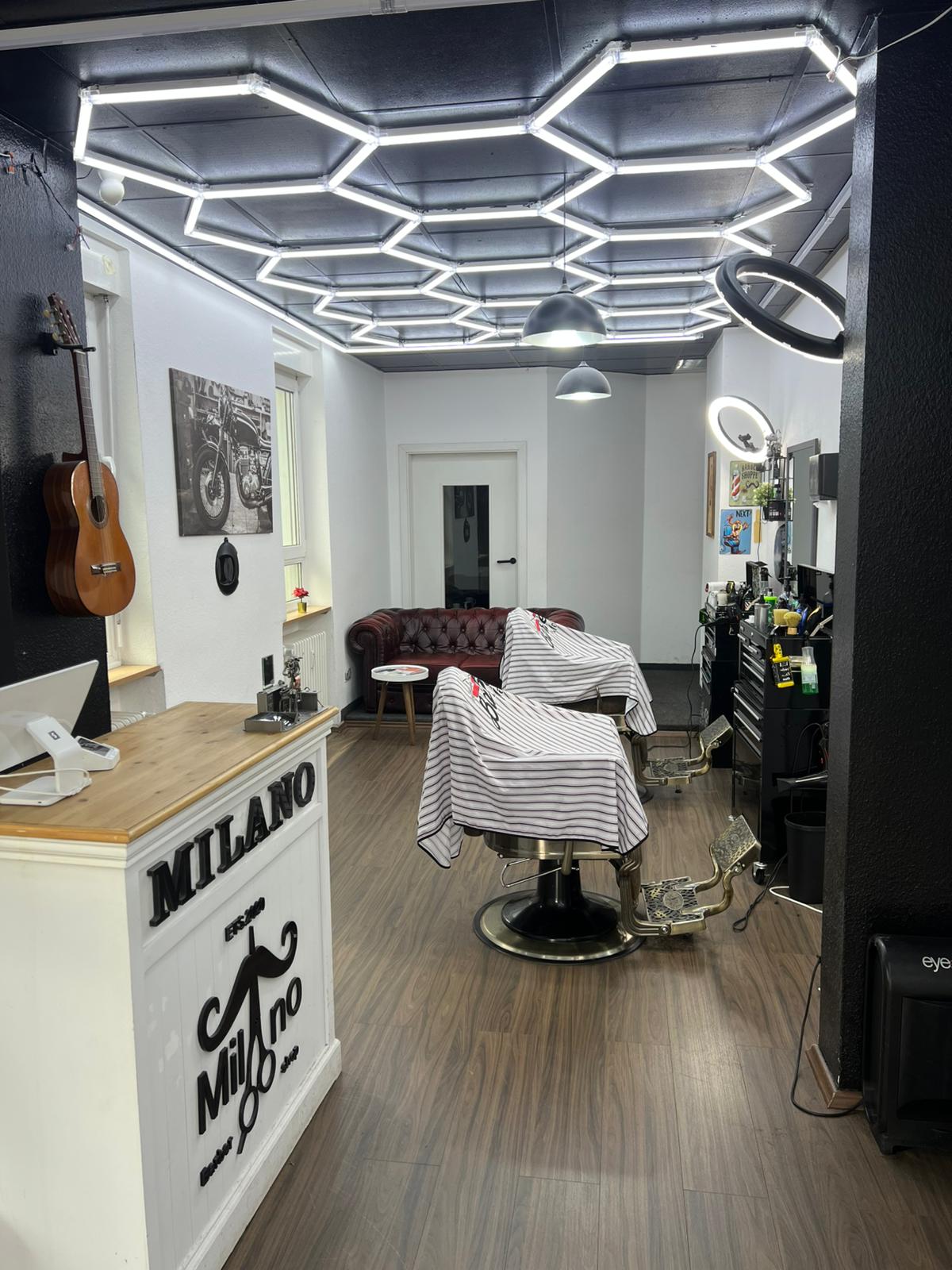 Bartpflege und Konturenrasur im MILANO Barbershop Nürnberg