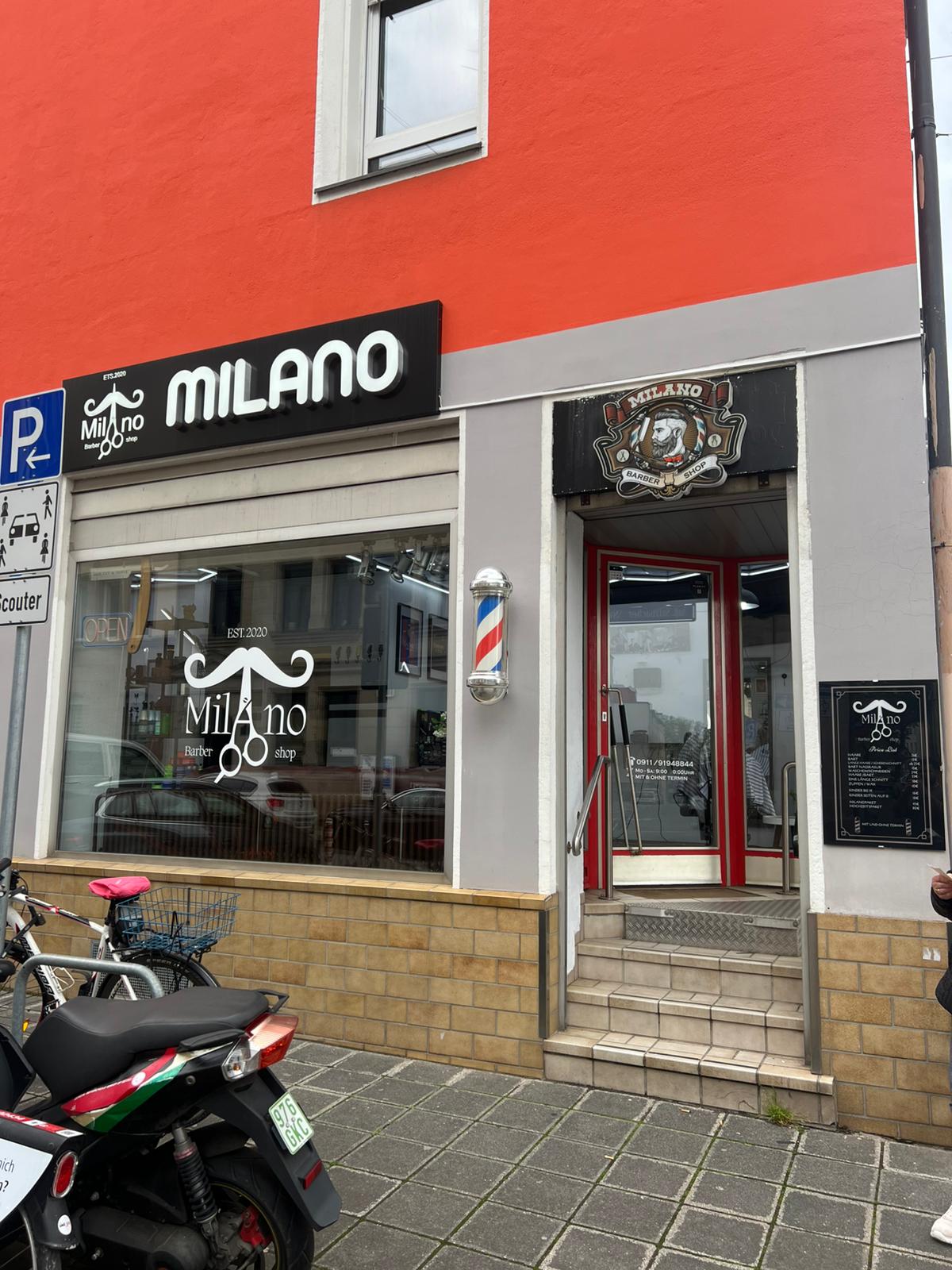 Herrenhaarschnitt mit Bartstyling im MILANO Barbershop Nürnberg